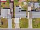 Aerial view of home, showcasing roof and surrounding neighborhood at 6010 Blossom Ave, Tampa, FL 33614