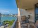 Enjoy serene waterfront views from this condo balcony, perfect for relaxing and entertaining at 690 Island Way # 1011, Clearwater Beach, FL 33767