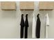 Organized closet with shelves, hanging rods, and storage boxes to store personal items at 10282 Purple Leaf Ct, Riverview, FL 33578