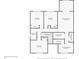 Second floor plan with bedrooms, bathrooms, and closet locations at 1133 Split Silk St, Valrico, FL 33594
