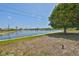 Backyard view features waterfront access at 1207 Norwich Cir, Sun City Center, FL 33573