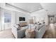 Contemporary living room features neutral decor, large windows, and an open floor plan for entertaining at 17085 Moonflower Dr, Venice, FL 34293