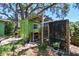 Backyard garden shed provides outdoor storage, gardening or workshop opportunities at 220 22Nd Se Ave, St Petersburg, FL 33705