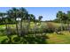 Well-manicured backyard with views of the lush green golf course and lake at 2605 59Th S St, Gulfport, FL 33707
