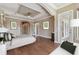 Bright bedroom with hardwood floors, tray ceiling, and lots of natural light at 2605 59Th S St, Gulfport, FL 33707