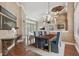 Stylishly furnished living area with French doors leading to a private pool and patio at 2605 59Th S St, Gulfport, FL 33707