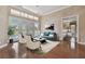 Bright and airy living area with French doors, sleek furnishings, and an inviting atmosphere at 2605 59Th S St, Gulfport, FL 33707