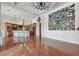 Spacious living room with a kitchen and a photo wall at 2605 59Th S St, Gulfport, FL 33707