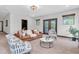 Bright living room featuring stylish chairs, modern furniture and a balcony at 3100 Barbour Trl, Odessa, FL 33556