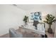 Bright and stylish home office featuring a sleek desk, modern decor, and ample natural light at 3269 Reservoir St, North Port, FL 34288