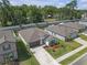 Aerial view of well maintained single story home in established neighborhood at 36568 Garden Wall Way, Zephyrhills, FL 33541