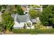 Aerial view of a home with a gray roof, showing the proximity of neighboring homes and foliage at 101 22Nd N Ave, St Petersburg, FL 33704