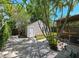 Backyard features a well-maintained lawn and attractive landscaping at 101 22Nd N Ave, St Petersburg, FL 33704