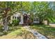 Inviting home with a charming front entrance, surrounded by mature, lush trees and grass at 101 22Nd N Ave, St Petersburg, FL 33704