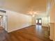 Spacious living room featuring hardwood floors, fireplace, ceiling fan, and great natural light at 101 22Nd N Ave, St Petersburg, FL 33704