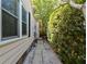 Side yard of the home featuring a well-maintained and charming landscape at 101 22Nd N Ave, St Petersburg, FL 33704