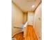 Hallway upstairs with hardwood flooring that leads to a bedroom, office or bathroom at 12367 Foxmoor Peak Dr, Riverview, FL 33579