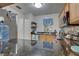Kitchen showcases stainless steel appliances, granite countertops, and modern fixtures at 222 Draw Bridge Ln, Valrico, FL 33594