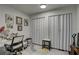 Bright, small office with closet, desk area and natural light at 222 Draw Bridge Ln, Valrico, FL 33594