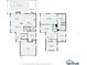 Detailed floor plan showcasing layout of rooms, including living areas, bedrooms, kitchen, and garage at 2701 W Bay Ave, Tampa, FL 33611