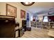 Open-concept living room featuring hardwood floors, ample lighting, and an expansive floorplan at 3728 Parkway Blvd, Land O Lakes, FL 34639