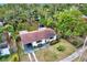 A charming single-Gathering home with a well-manicured lawn, a driveway, and mature trees at 511 San Jose Dr, Dunedin, FL 34698