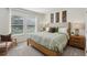 Bright bedroom with large windows, neutral décor, and hardwood accents for a serene feel at 5133 Harbinger Rd, Spring Hill, FL 34608