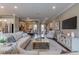 Bright and airy living room, open floor plan, perfect for entertaining guests at 712 Estates Blvd, Tarpon Springs, FL 34689