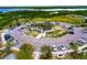Spectacular aerial view of Apollo Beach Preserve with a observation tower, parking, and walkways at 732 Kingston Ct, Apollo Beach, FL 33572