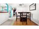 Open concept from dining area to kitchen and bedroom at 7321 Central Ave # 503, St Petersburg, FL 33710