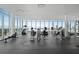 Well-equipped fitness center with diverse workout stations and panoramic city views at 777 3Rd Ave N # 1403, St Petersburg, FL 33701