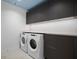 Efficient laundry room with modern washer, dryer, and ample cabinet space at 777 3Rd Ave N # 1403, St Petersburg, FL 33701