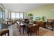 Bright living room boasting ocean views, designer furnishings, and a spacious layout at 777 3Rd Ave N # 1403, St Petersburg, FL 33701