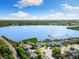 Waterfront property with dock access offering stunning water views and coastal living appeal at 826 Christina Cir, Oldsmar, FL 34677