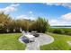 This home features an outdoor seating area with tranquil water views at 826 Christina Cir, Oldsmar, FL 34677