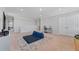 Bright bonus room with plush carpet, recessed lighting, and space for flexible living at 8607 Bower Bass Cir, Wesley Chapel, FL 33545