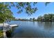 Enjoy breathtaking views from a private dock overlooking the waterfront at 9265 Treasure Ln Ne, St Petersburg, FL 33702