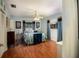Tranquil bedroom with hardwood floors, ceiling fan, and a calming color palette at 930 S Lyndhurst St, Dunedin, FL 34698
