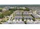 Expansive aerial view of a residential community with manicured lawns and waterways at 10127 Newel Valley Loop, Riverview, FL 33569