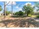 Expansive backyard with mature trees, offering privacy and shade, creating a serene outdoor environment at 10517 Palm Cove Ave, Tampa, FL 33647