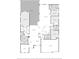 Detailed floor plan showcasing the layout of the home, including room dimensions and features at 10517 Palm Cove Ave, Tampa, FL 33647