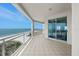Spacious balcony with gorgeous ocean views of the beach and ocean at 1170 Gulf Blvd # 2101, Clearwater Beach, FL 33767