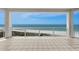 Beautiful oceanfront balcony with spectacular views of the beach, ocean, and blue skies at 1170 Gulf Blvd # 2101, Clearwater Beach, FL 33767