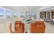 Expansive living room with ocean views, comfortable seating, and tile flooring, perfect for relaxation at 1170 Gulf Blvd # 2101, Clearwater Beach, FL 33767