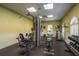 The community gym features modern equipment for a full workout, and is ready for residents to enjoy at 13637 Blythewood Dr, Spring Hill, FL 34609