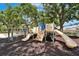 Community playground with slides and climbing structures under shade trees at 1601 Westerly Dr, Brandon, FL 33511