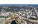 Wide aerial shot featuring lush greenery, community buildings, and a tranquil pond at 2679 Sabal Springs Cir # 102, Clearwater, FL 33761