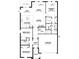 Detailed floor plan showcasing open-concept living, kitchen, bedrooms, and garage with included dimensions at 3078 Marine Grass Dr, Wimauma, FL 33598
