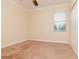 Bedroom featuring a ceiling fan and closet, as well as a window with blinds at 3914 Round Table Ct, Land O Lakes, FL 34638