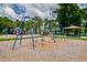 Inviting playground with swings and play structures offers a wonderful recreational area for in the local community at 3922 Fontainebleau Dr, Tampa, FL 33634